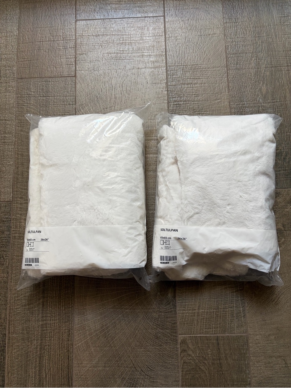 NEW IKEA faux fur cushion cover